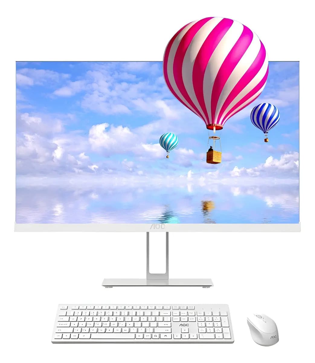 Computador All In One Aoc Intel I5 23.8" Ddr3 Ssd Teclado Mouse